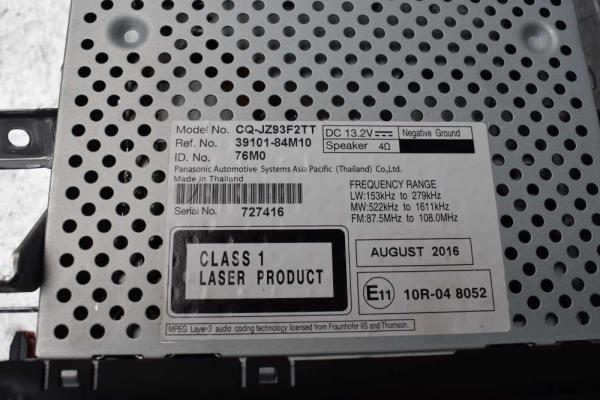 RADIO SUZUKI CELERIO 2015+ - Vue 3